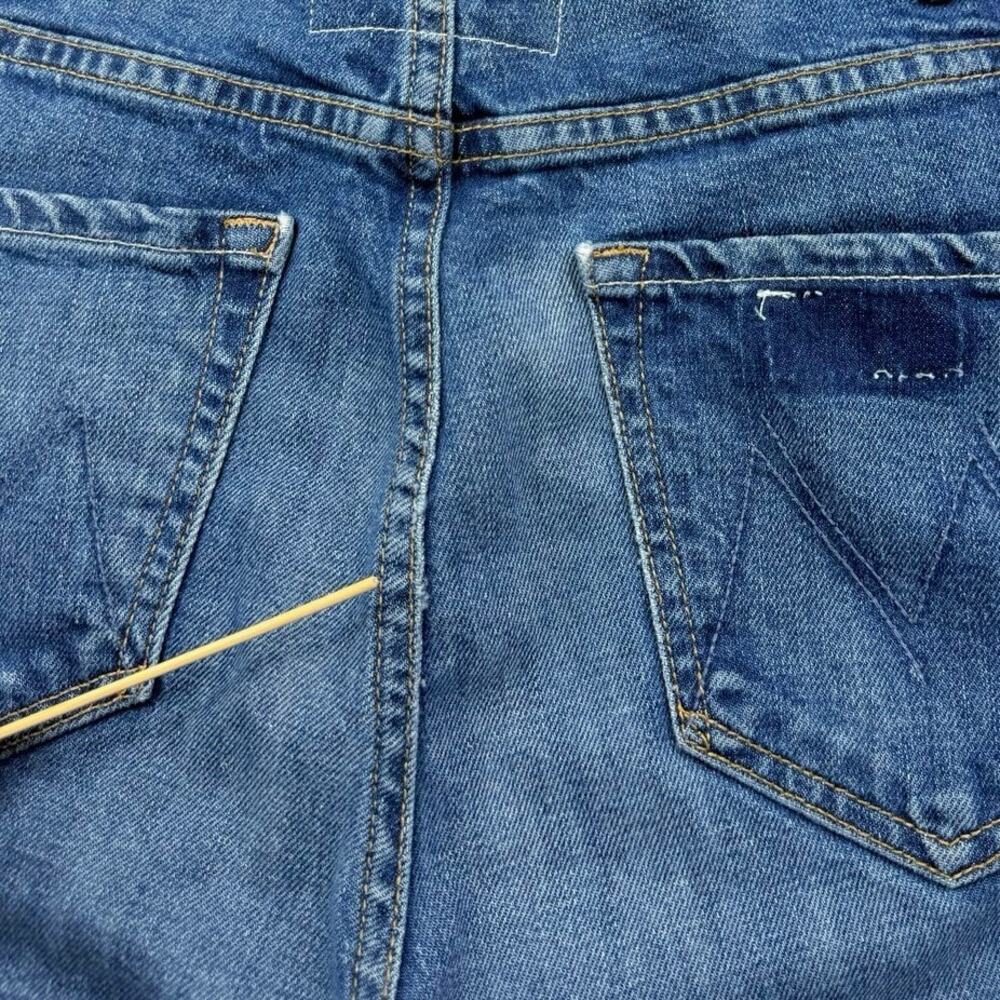 Mother SUPERIOR Hustler Flood Fray size 28 Beer Me Ankle Jeans - Picture 16 of 16